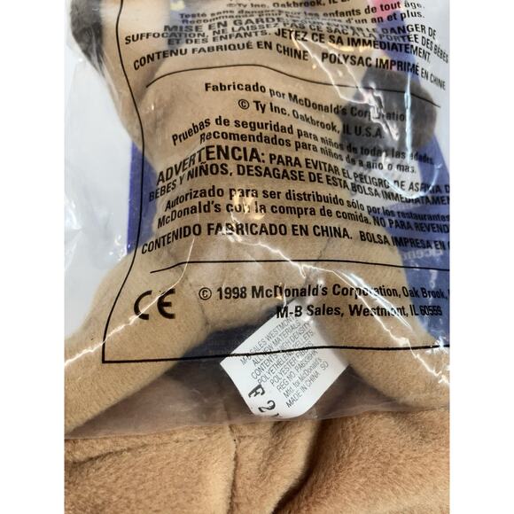 Ty Beanie Babies Bundle (2pcs) Bones And Bones 1998 McDonald’s Toy - Picture 3 of 13